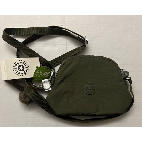 Kipling KI9342 Women's DORY Mini Crossbody Bag - Jaded Green Tonal - NEW! - Picture 8 of 8
